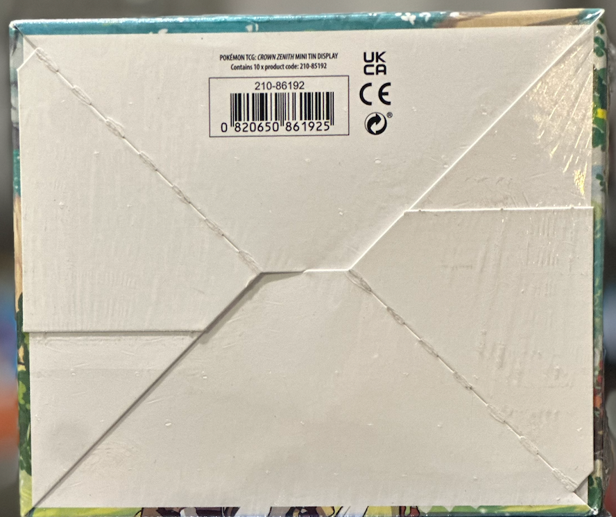 Pokémon TCG: Crown Zenith Mini Tin Display