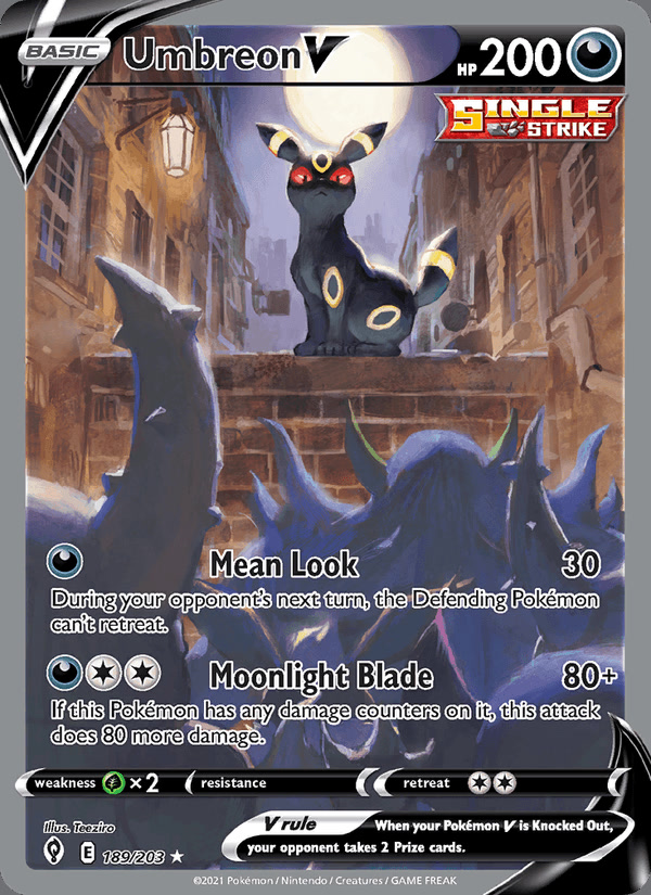 Umbreon V (Alternate Full Art) 189/203