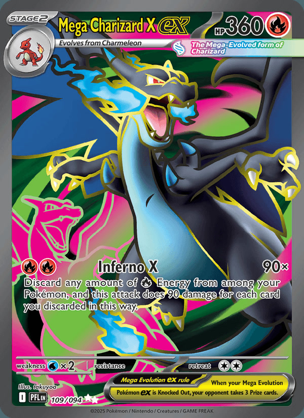 Mega Charizard X ex 109/094