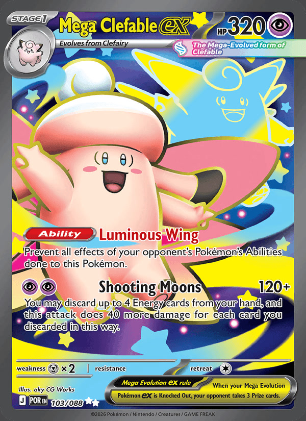 Mega Clefable ex 103/088
