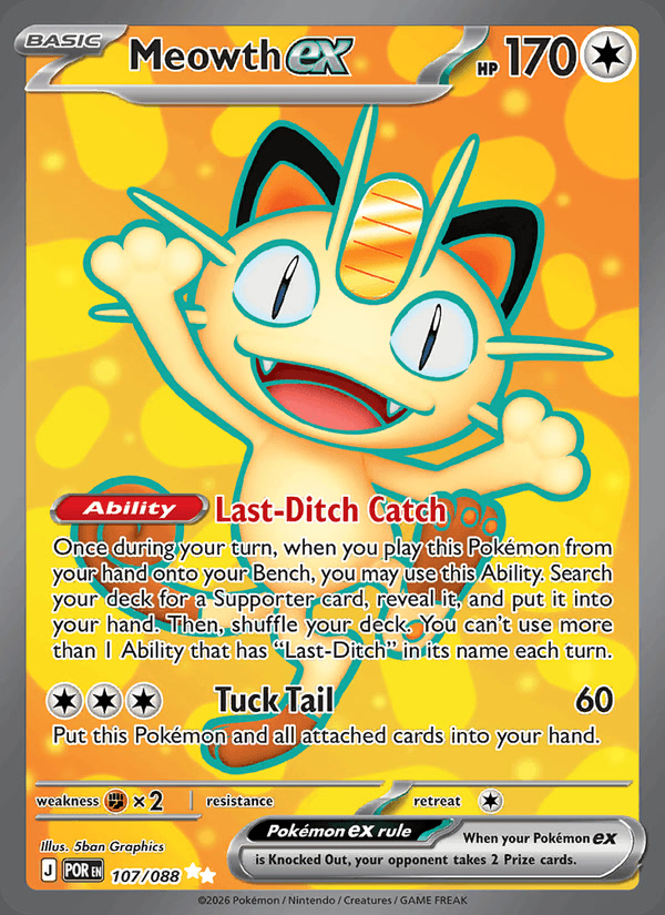 Meowth ex 107/088