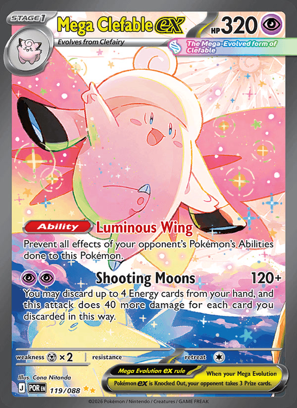 Mega Clefable ex 119/088
